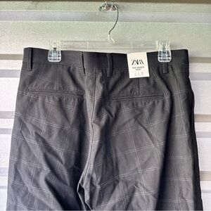 NWT ZARA THE DRIVER BLACK PANTS SZ LARGE L